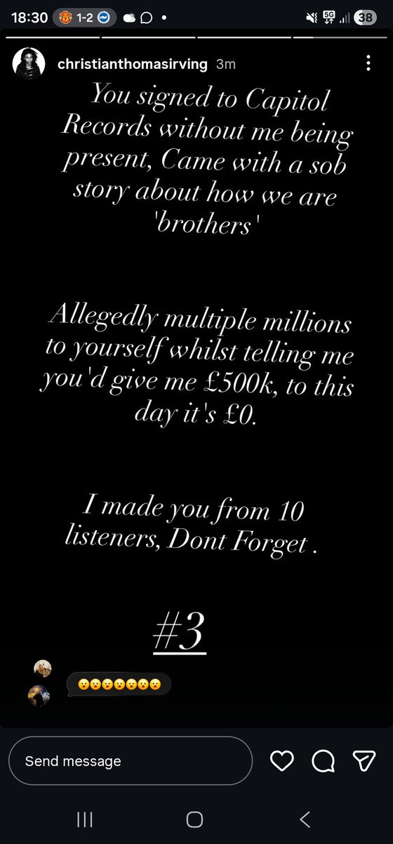Once again, a non-black artist has invaded a black space, used black labour to gain fame &amp; success in that space, derailed the careers of other artists in that space, and then left all of that behind as soon as opportunities elsewhere came &amp; record label money hit his account.