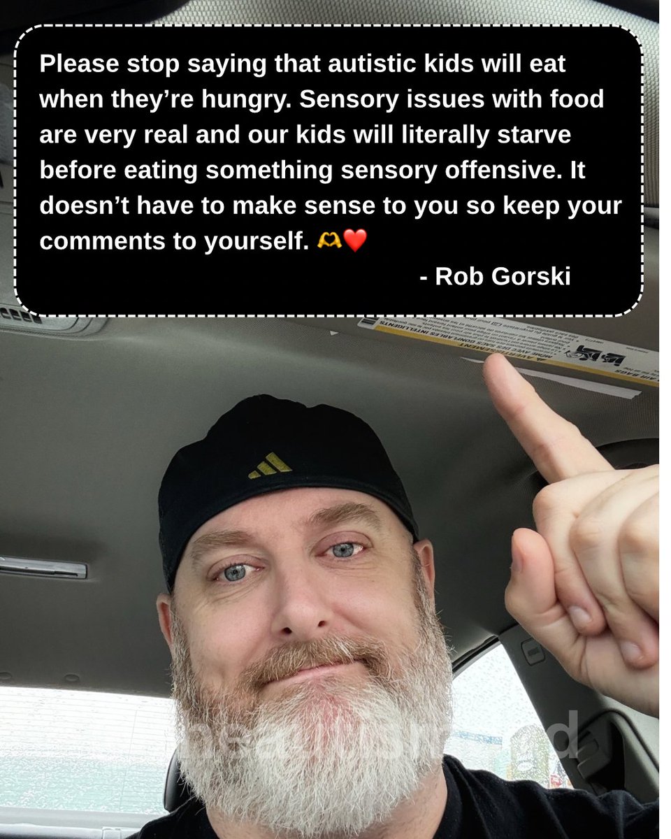 theautismdad's tweet photo. Some kids will eat anything when they’re hungry.

Many autistic kids won’t.

Sensory issues with food are real.
They are intense.
They can override hunger.

This isn’t picky eating.
It isn’t defiance.
It isn’t bad parenting.

Our kids will skip meals and go hungry before eating something that feels unsafe to their bodies.

If you haven’t lived this, listen more than you talk.

And please stop judging families who are just trying to keep their kids fed.

#autism #parenting #theautismdad