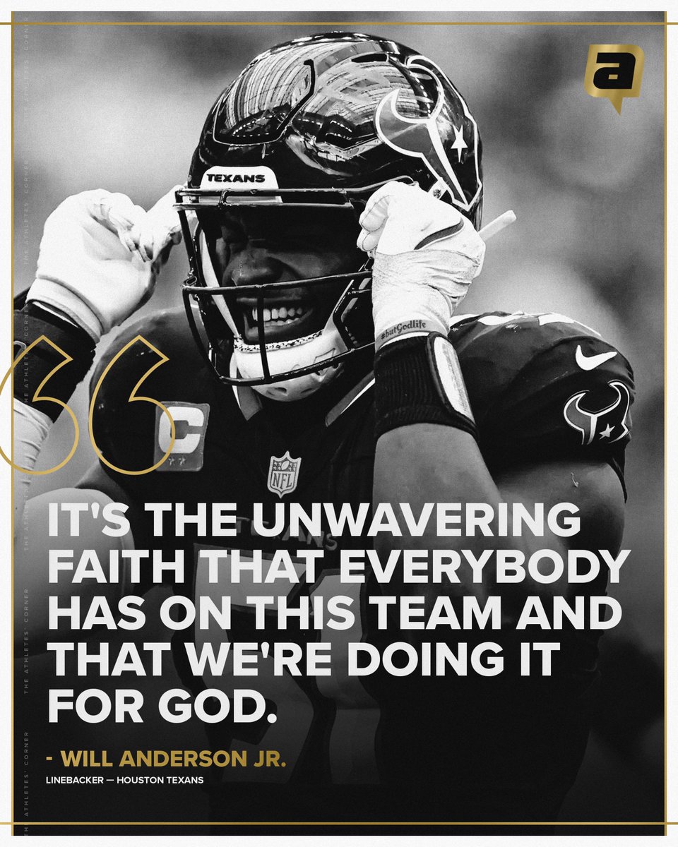 AthletesCorner_'s tweet image. All season long, the Texans have been a team built on faith.

Love the outward expression of their belief in Jesus 👏