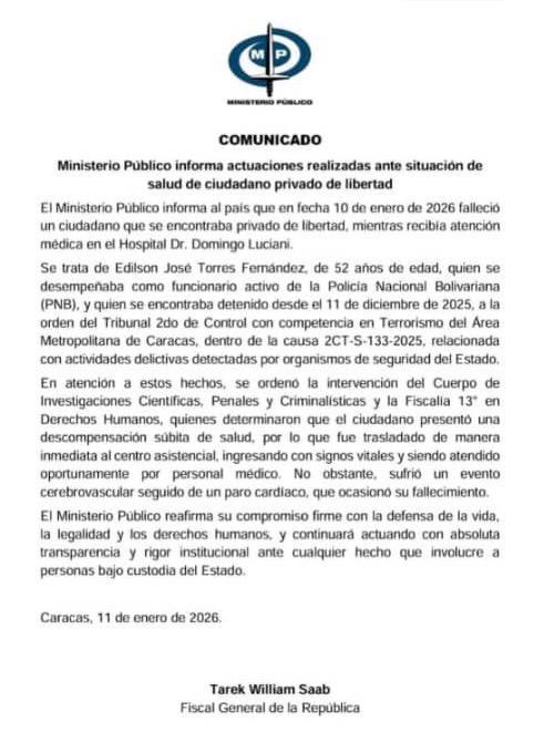 locoincorrectos's tweet photo. Estimados Delcy miente, mataron a un preso político. https://t.co/p6HI4INk4B