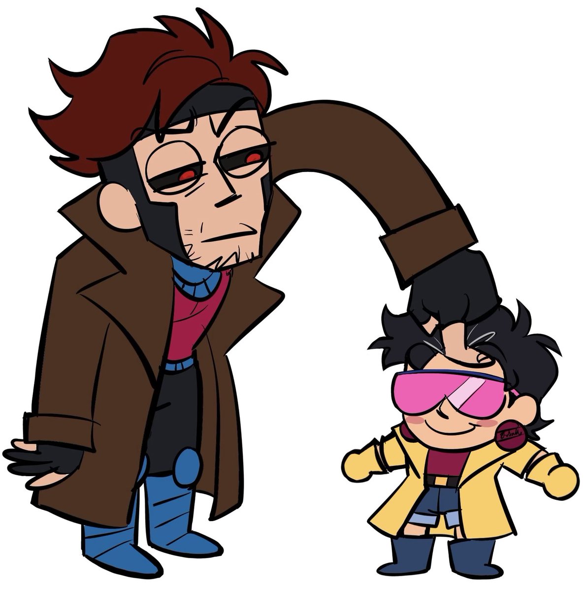 Isa_anartist's tweet image. Jubilee is one beignet tall #xmen