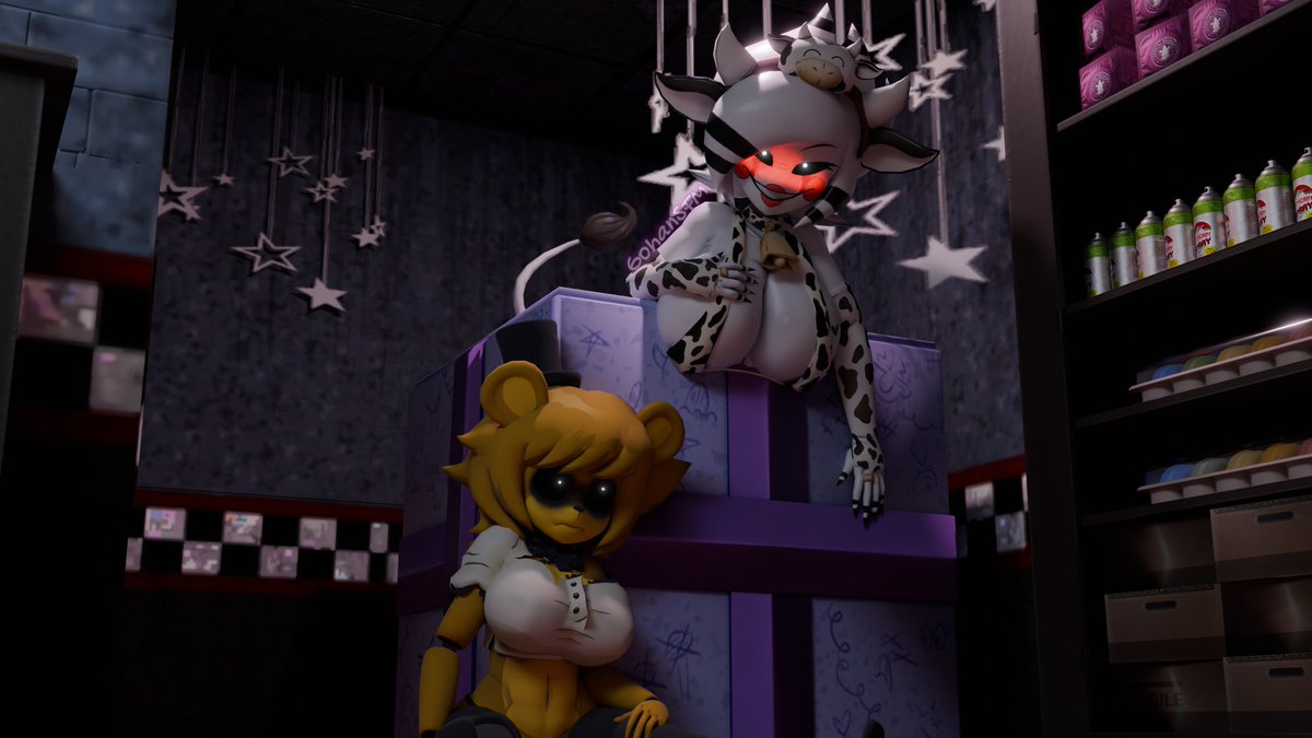Angel4kL's tweet photo. Render de estas dos :D
Modelos ⚙️
@CryptiaCurves @FatalFire7
Mapa 🗺️
@ContentBot0777
Outfit de Marie
@Zanicart
#Blender #FNIA #FNAF #Render #cow #furry #3D #fatalfirestudios https://t.co/O3apqBCwHz