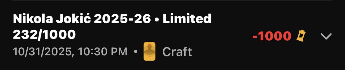 0verthinkWithMe's tweet image. #NBA #Sorare crafting has been elite this season. Hitting a limited Jokic in Oct, Nov and Dec. Wondering which star is coming in Jan 🤝