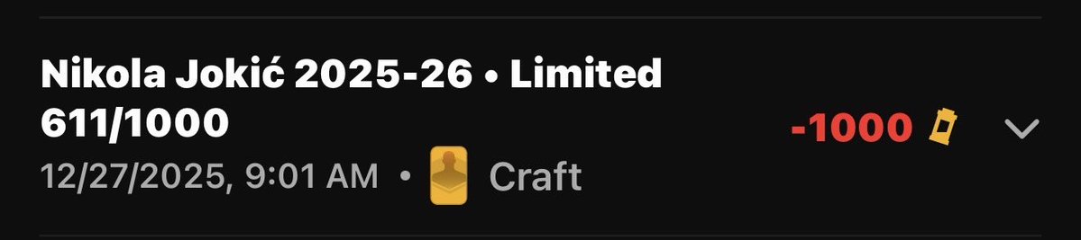 0verthinkWithMe's tweet image. #NBA #Sorare crafting has been elite this season. Hitting a limited Jokic in Oct, Nov and Dec. Wondering which star is coming in Jan 🤝