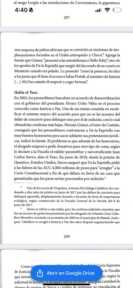 Qué alegría el interés que despertó el maravilloso perfil que escribió el periodista Gerardo Reyes sobre Abelardo de la Espriella. 

Aquí una parte en la que afirma que el testaferro de Maduro fue invitado a su cumpleaños número 40 y otras perlas. 

Es un gran texto para iniciar