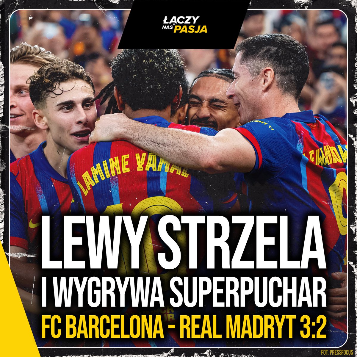 Robert Lewandowski w 2026 roku:
✅ wystąpił w 2 meczach (łącznie 92 minuty)
✅ strzelił 2 gole
✅ wygrał #ElClasico 
✅ zdobył swoje 32. trofeum w karierze
🔜 będzie świętował 38. urodziny

Polski GOAT 🇵🇱🐐