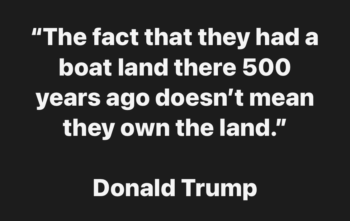 LakotaMan1's tweet image. See MAGA white people? Your Dear Leader gets it. Why can’t you?