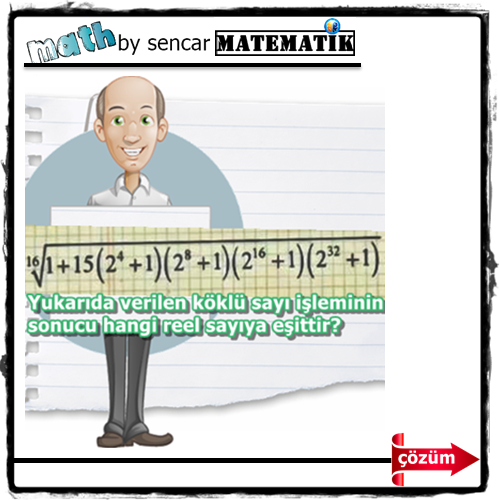 MatematikSencar's tweet photo. YKS(tyt - ayt) - 2026       Aday fantastik güzel bir soru incelemekte fayda var!   SORU ve ÇÖZÜMÜ ...    👉https://t.co/SFIsROdy2d https://t.co/SACnRQY2Cc