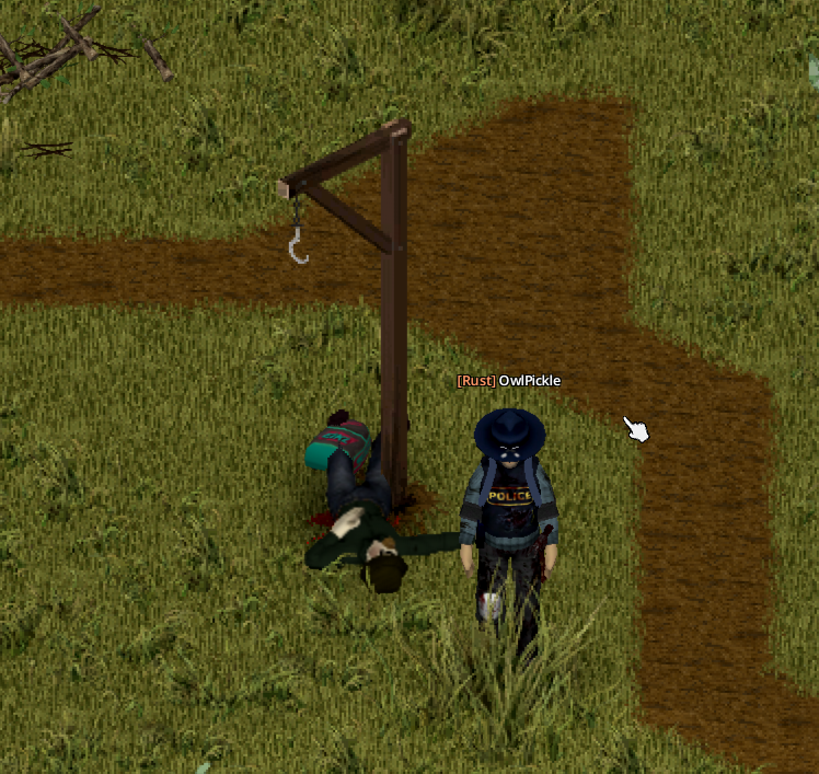 Day 3 of VT-County Zomboid server

Update: The meat hook has been used accordingly!! Also got a little bit of drip, gathered a lot of food and even made the Rusty Rifle base, self sustaining :D

Good luck out there guys o7

(Streamed on twitch.tv/owlpickle )