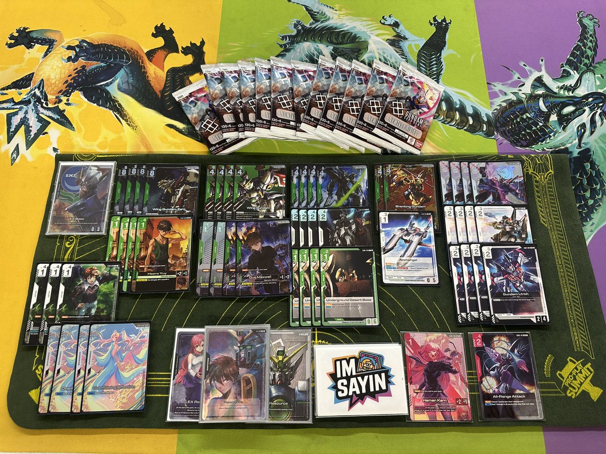 Finished 4th place today at my Gundam New Type. Green White Wing 4-1.