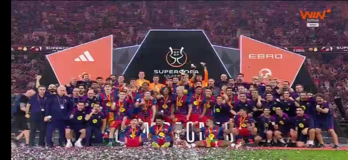 ChalyPortugal's tweet photo. SÚPER CAMPEONES 🏆

BARCELONA 3️⃣ Vs REAL MADRID 2️⃣

🤫🤫🤫 https://t.co/1uhOoLHG0n