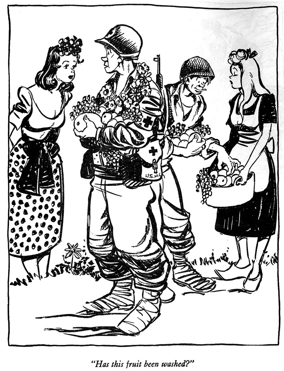 A little WWII humor from legendary cartoonist Bill Mauldin, thanks to Stripes' archives.