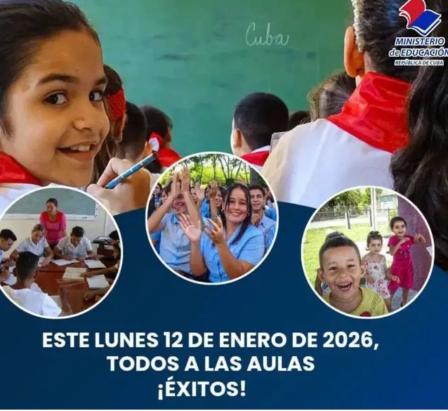 A las aulas con la alegría de todos los  días, sonriendo al futuro.
#UnidosXCuba
#ArtemisaJuntosSomosMás 
<a href="/DiazCanelB/">Miguel Díaz-Canel Bermúdez</a> 
<a href="/DrRobertoMOjeda/">Dr. Roberto Morales Ojeda</a> 
<a href="/PartidoPCC/">Partido Comunista de Cuba</a> 
<a href="/PresidenciaCuba/">Presidencia Cuba 🇨🇺</a>