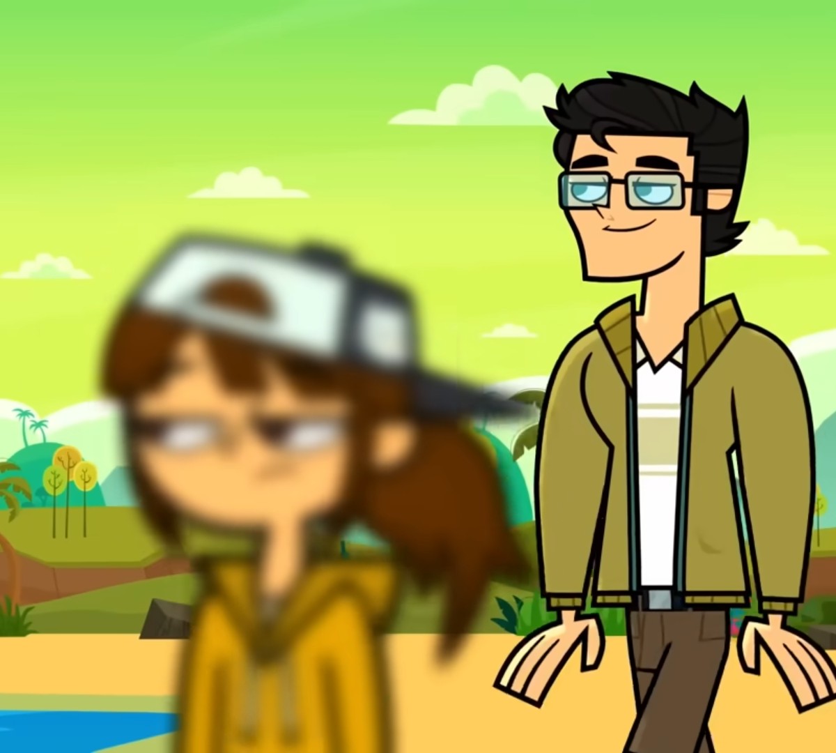 rosetesque's tweet image. guys fiore was in the same scene in both spencer's and rosa's introduction videos AND they were the first three of the favs to have their vids released in the onc patreon... theres gotta be a plot forming with them omg