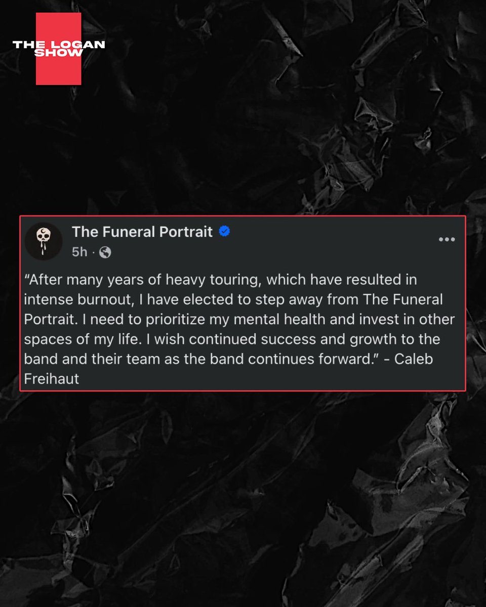 Sending best wishes to Caleb Freihaut of The Funeral Portrait!