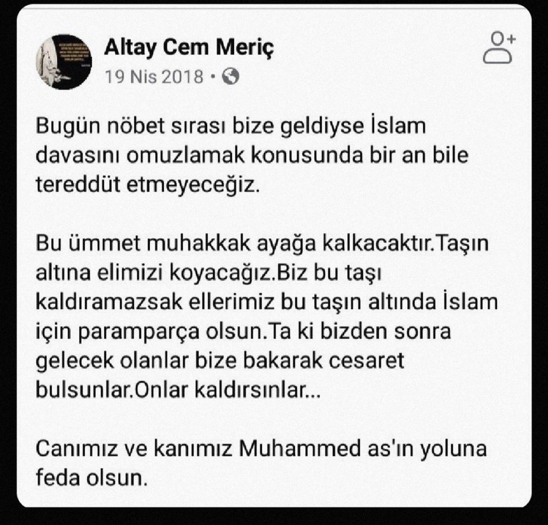 Böyle bir mentalle uğraşmak için sindirmeye çalışmak çok hatalı bir yol ahaha.

Kardeş ben bugün yapacağımı yaptım. Devamını ben değil, sonrakiler bile getirse ne gâm. 

Biz bizimle bitmeyen bir yolun yolcusuyuz. Elhamdulillah.