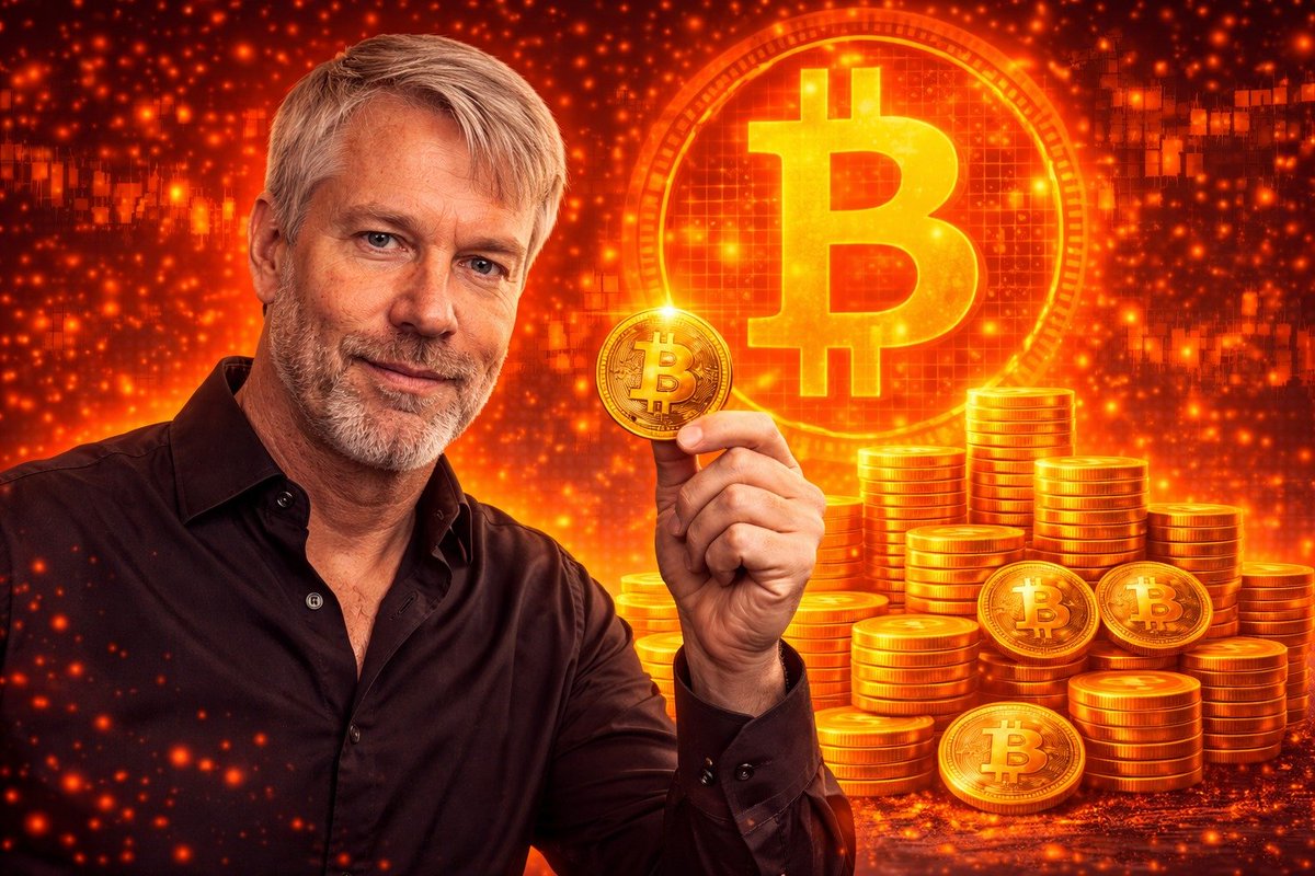 MICHAEL SAYLOR HINTS AT MORE BITCOIN BUYING Michael Saylor hinted at  another potential Bitcoin purchase, posting “₿ig Orange,” a phrase often  associated with his past announcements ahead of major BTC accumulation  moves.