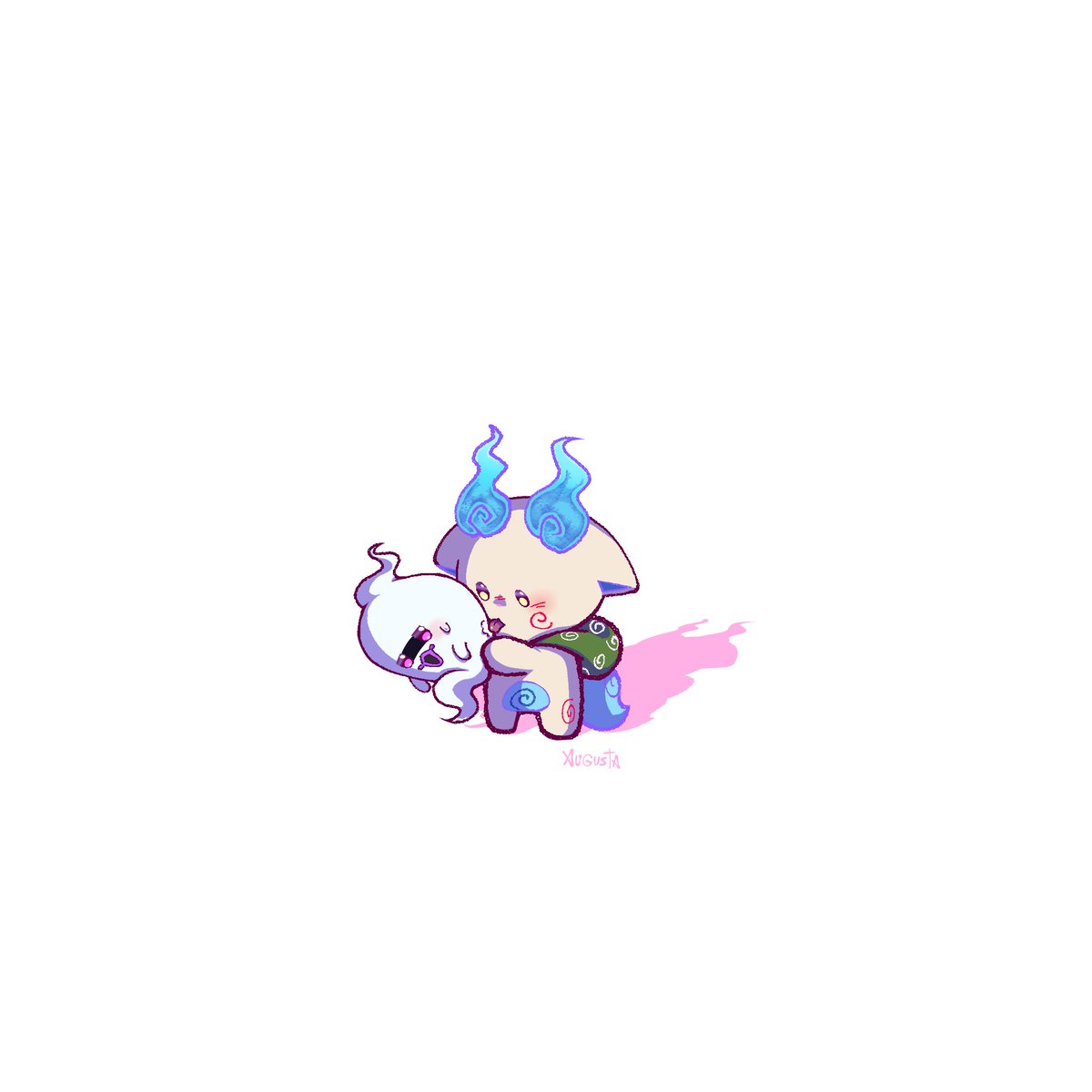 Augusta5451's tweet image. ice cream?
#YokaiWatch #whisper #komasan