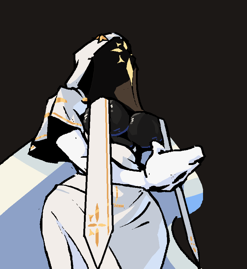 Stoffe1996's tweet photo. vtc priestess #NIKKE #NIKKEfanart https://t.co/hmFgvLvvIC