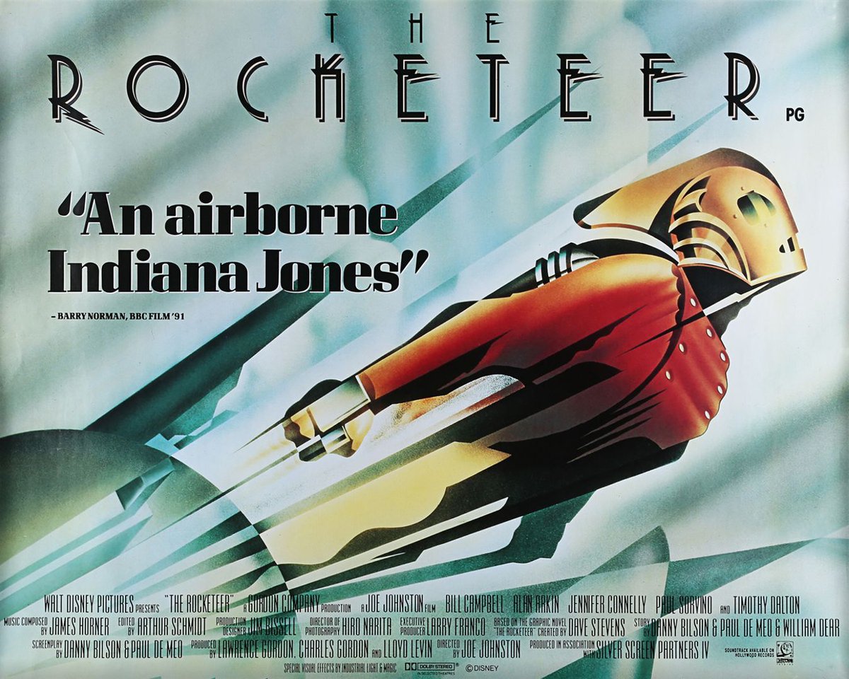 The Rocketeer 1991 - Original Design. A3 Limited Edition, Retro Poster. -  Etsy, image size:1200x960