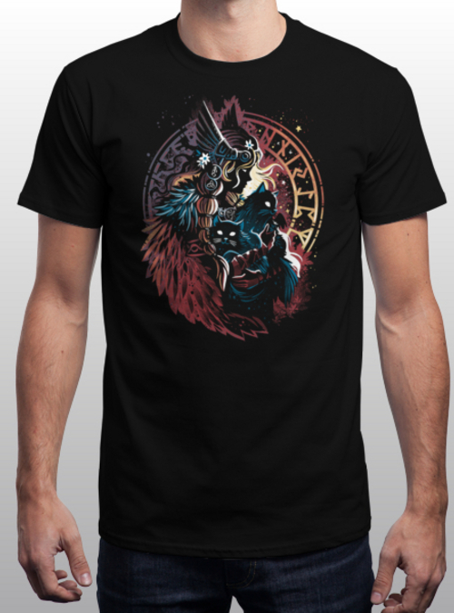 qwertee's tweet image. "Freyja the Goddess of Love and Cats" is today's tee on qwertee.com RePost for a chance at a FREE TEE!