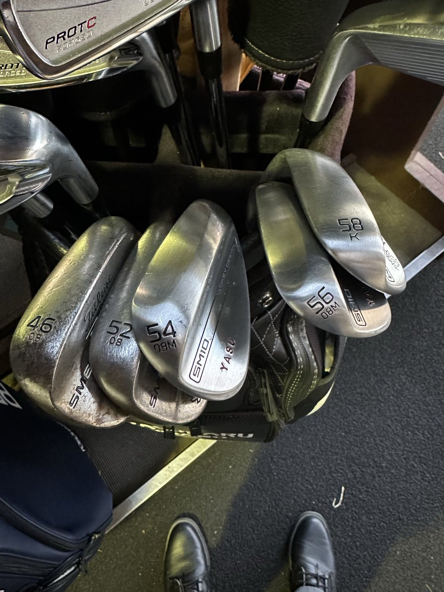 ウエッジを増やそうと思って試し中です。
あと2、3本増やして試す予定です。