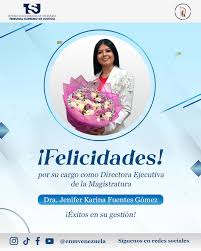 fadijoder's tweet image. #URGENTE 
Está es Jenifer Karina Fuentes Gómez, Directora Ejecutiva de la Magistratura y mujer de uno de los hijos de Cilia Flores,  una de las causantes de los retrasos de las excarcelaciones de los presos políticos