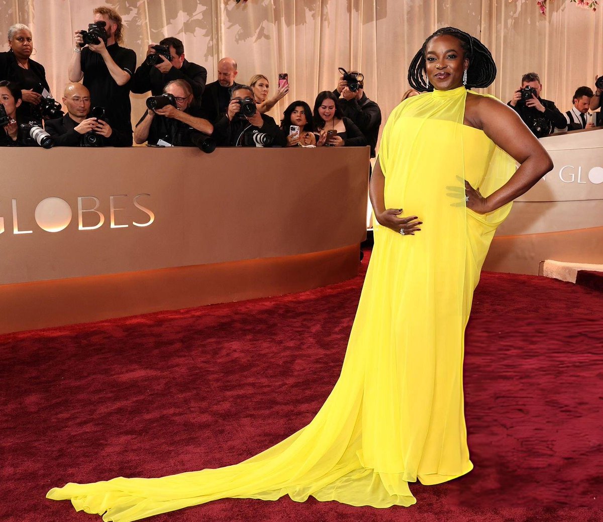 itgirlbackup's tweet image. Wunmi Mosaku attending the #GoldenGlobes2026