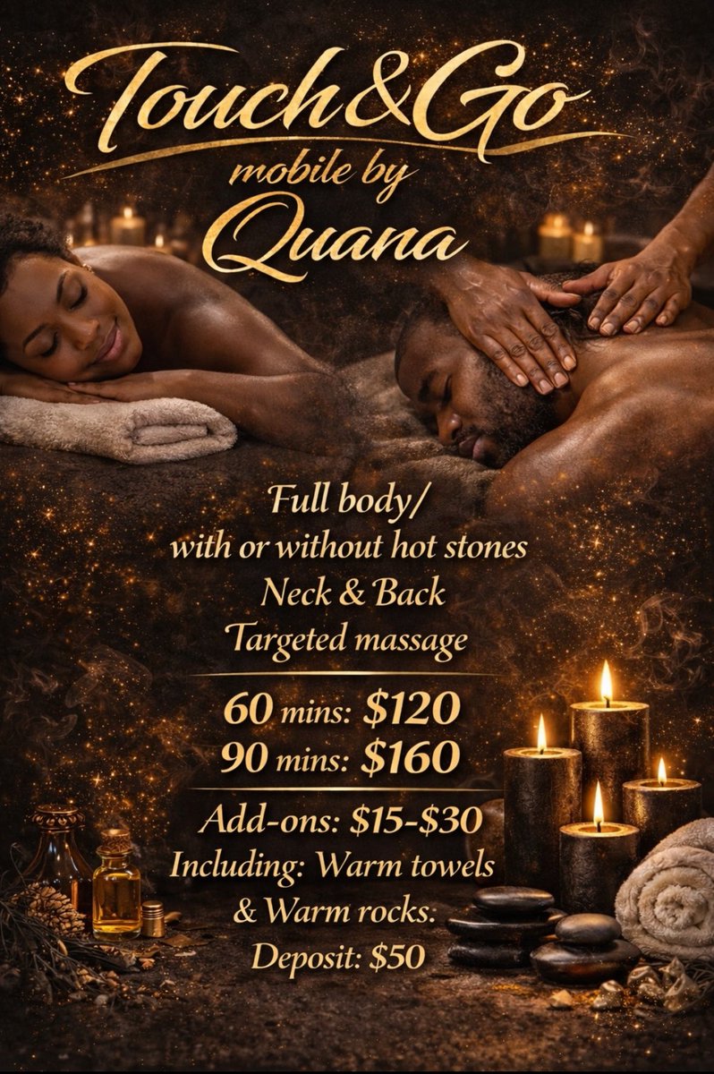 Queensof_hearts's tweet image. Book your next massage with me on Ig@quana_davis I’m mobile #baltimore #baltmoremasseuse #BaltimoreMD #blackowned #bookme