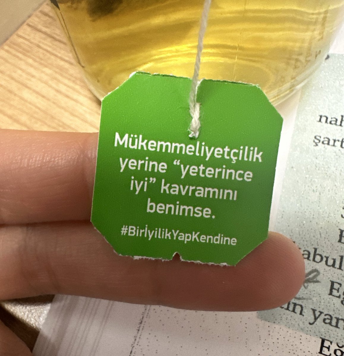 Bitki çayından mesaj🫠