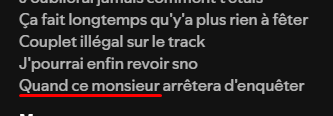 jviens de voir ça sur "jamais" de snorunt mdrr la censure ds les lyrics
