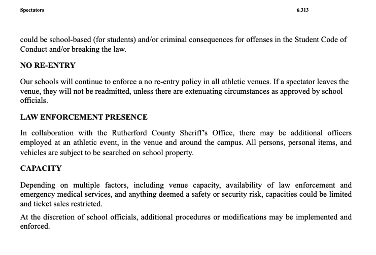 MooreNetwork's tweet image. Moore County Athletics: January 12th - January 18

Special Note: Those traveling to the Murfreesboro Central game on Tuesday, January 13th, be wary of the Rutherford County clear bag policy.