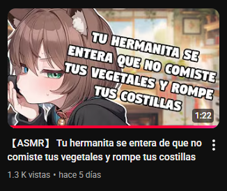 Este video lo hice de bromita pero leí algunos comentarios como: "Haz más de estos vídeos", "No sabía que Mao hacía este contenido, ¡me gusta!"

¿Es este el verdadero poder de la hermanita? ꉂ(˵˃ ᗜ ˂˵)