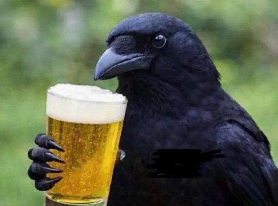 Little known fact:

Before the crowbar was invented, crows simply drank at home.