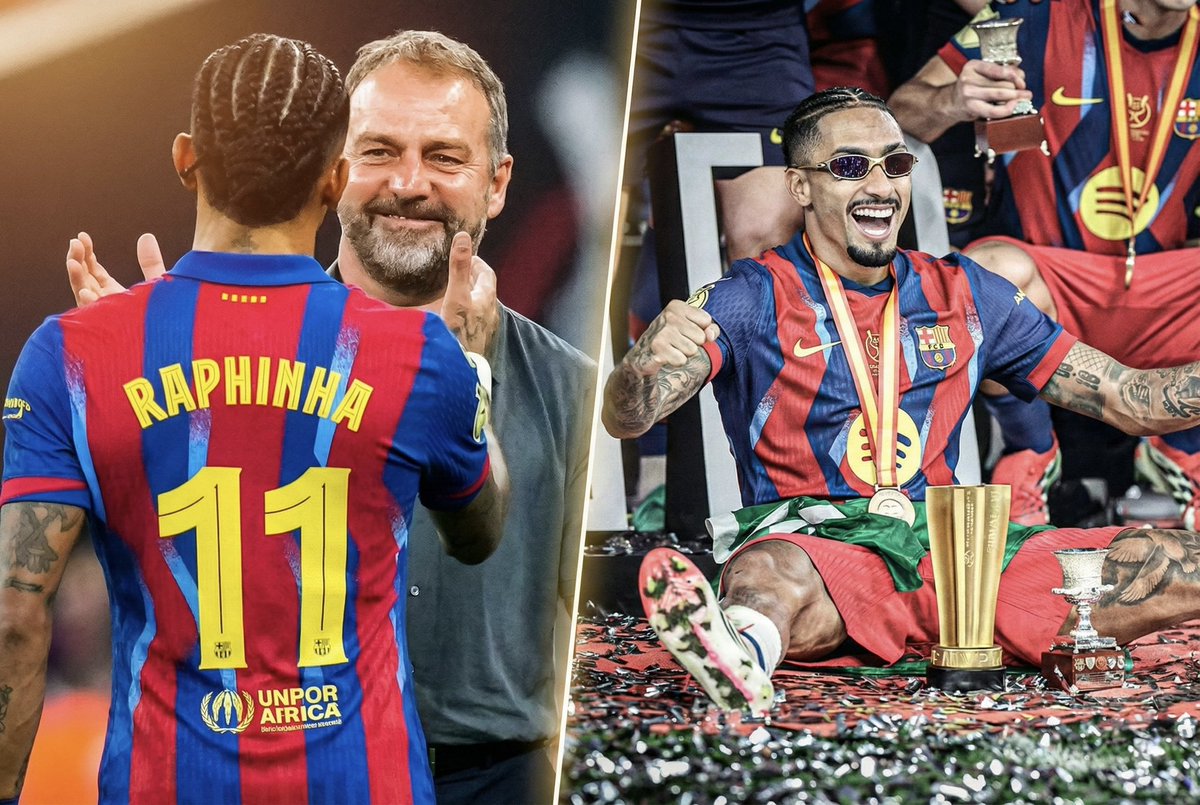 Gosto sempre de relembrar isso aqui…

O Raphinha vive sua melhor fase muito porque esse cara aí acreditou nele e bateu o pé no chão quando chegou e falou que o Barcelona não poderia vende-lo pois o brasileiro seria fundamental na sua ideia de jogo. Acertou em cheio!