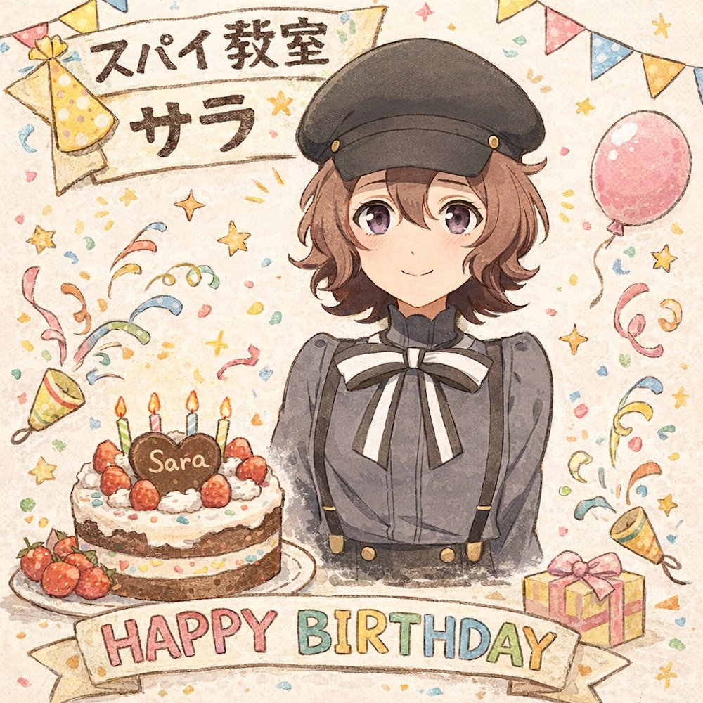 昴残し 成人の日(20歳の集い)本日1月12日は 『スパイ教室』シリーズ