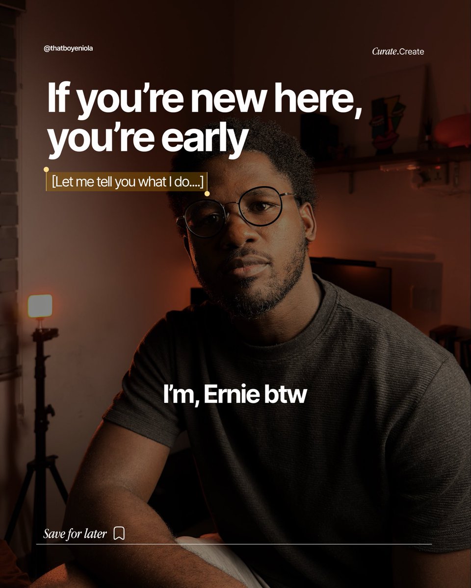thatboyeniola's tweet photo. Invisibility will kill your career and I want the world to see me https://t.co/kpkwtDjyRw