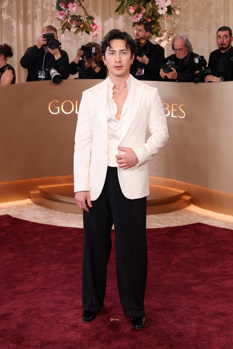 _YoannaaHH's tweet photo. RT @DEADLINE: 'Heated Rivalry' star Hudson Williams at the #GoldenGlobes 

(Photo: Getty) https://t.co/riTaczL6db