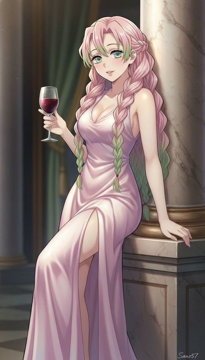 It's one of the big business events of the year. All kinds of ceo's show up. You are there as a ceo wanting to find someone to date. While you are drinking alone you see Mitsuri looking at you before she goes to you*
It's been a while since we last saw each other 
#openrp