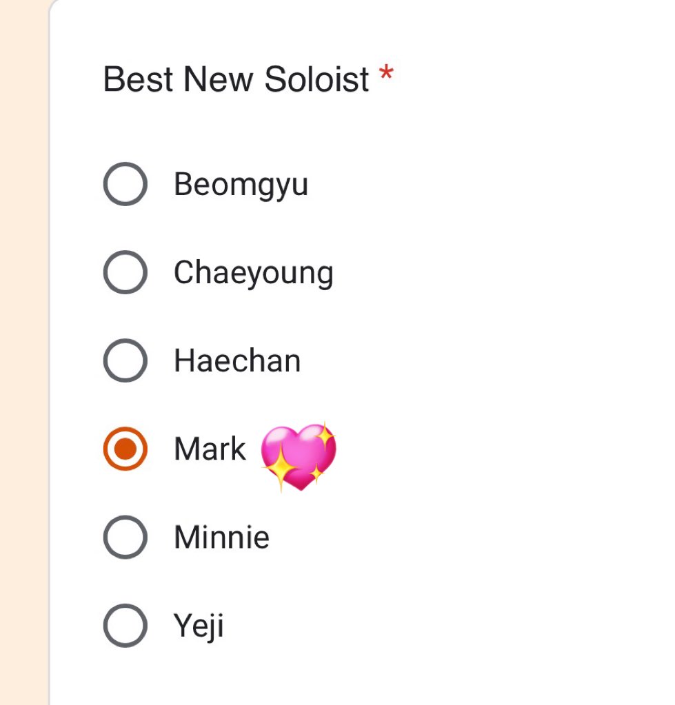 m__arkholic's tweet image. Mark has been nominated for “Best New Soloist” and “Best Debut Song” at the 2025 Korean Sales Music Awards!

Let’s vote and support him 💚

#VoteForMark

🗳👉🏻 docs.google.com/forms/d/e/1FAI…

#마크 #MARK