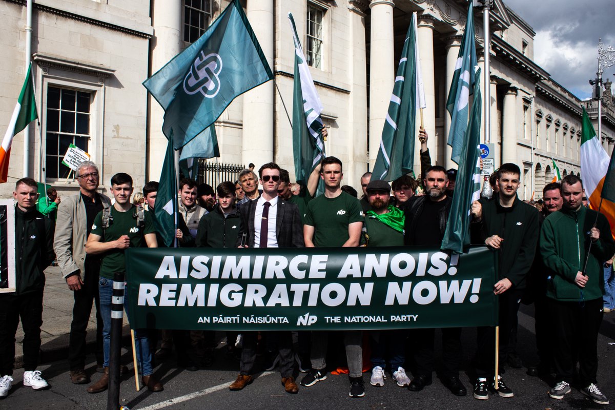 NationalPartyIE's tweet image. For young Irish nationalists searching for a reason to join An Páirtí Náisiúnta (especially those who have given up all hope of political change) there is always this:

Either a radical nationalist force exists or that space will be occupied by astroturfed Anglosphere imports.…