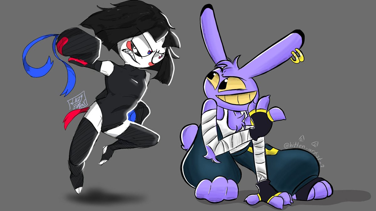 kitten11044's tweet photo. FUNNYBUNNY FIGHT ✨️ 😈 COLLAB WITH @lazy_jestar #funnybunny #Pomni #Jax #TADC #tadcfightclub https://t.co/d1KHuPjTDx