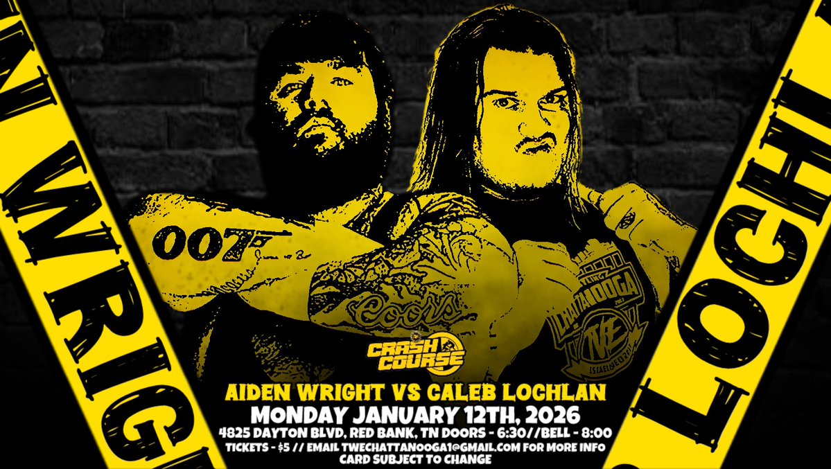 ⚠️TOMORROW NIGHT⚠️

PARADOX/SHOOK
STARX/OWENS
4 WAY TAG
WRIGHT/LOCHLAN
+ MORE

🚪- 6:30
🛎️- 8:00
🎟️- $5