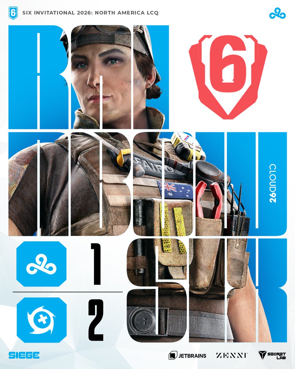 Cloud9's tweet image. We fall short a couple rounds to complete the lower bracket run. 

That's it for us in the @R6esports Invitational LCQ