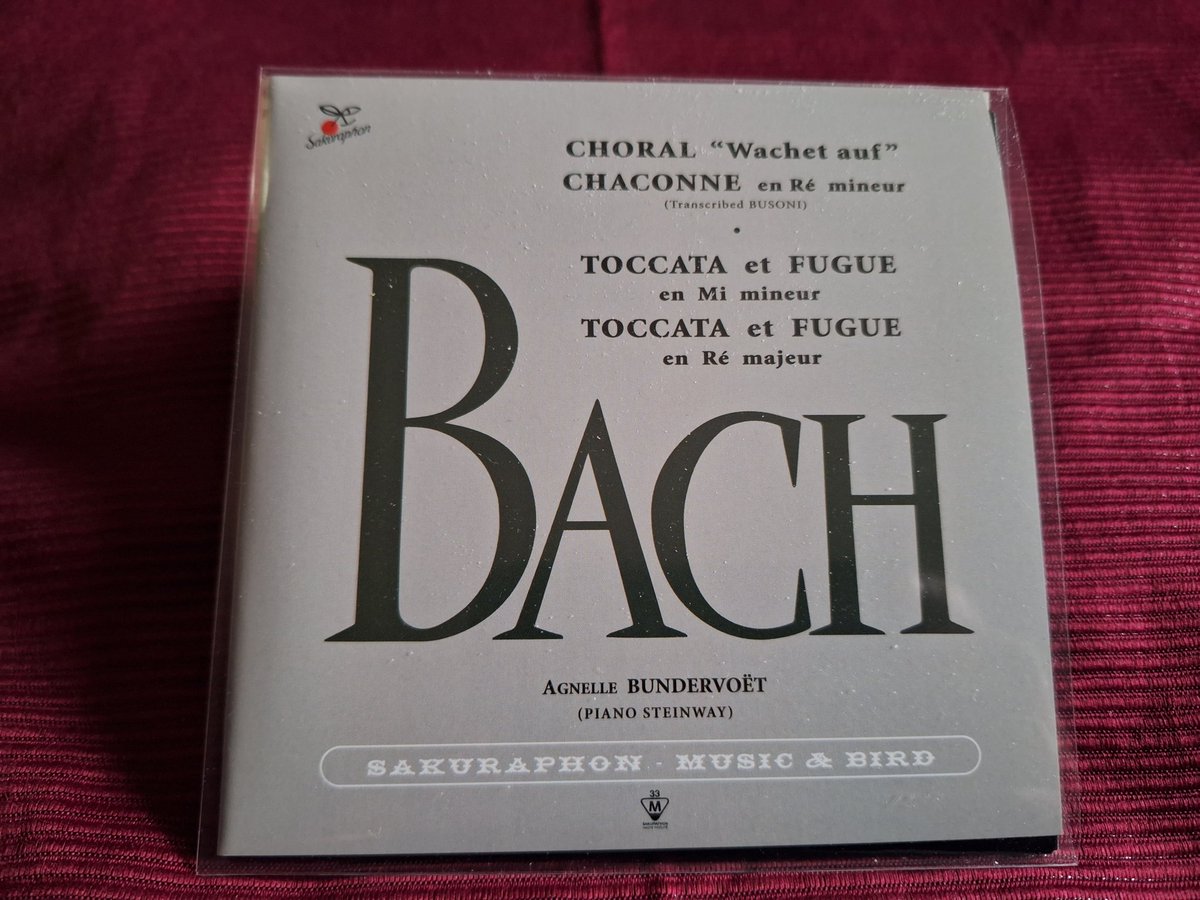 バッハ名演集】を聴きつつ、おはようございます🌤️ 録音良好で