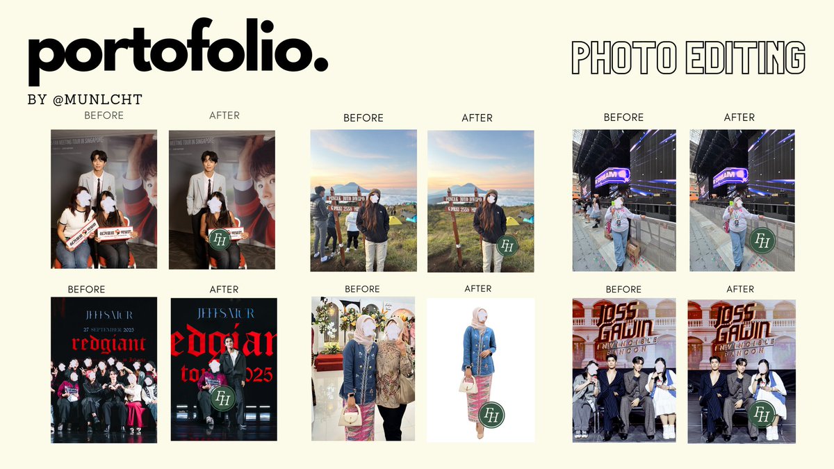 munbite's tweet image. Pagi🌻 OPEN JASA EDIT FOTO
melayani: 
pas foto
ubah background formal / studio
color grading
hapus / tambah objek
ubah baju / ganti warna
manipulasi
retouch dan simetris wajah
full body, dll

yukk mau tanya tanya dulu jg boleh yaa wa.me/6281246524352

#zonauangᅠᅠᅠ