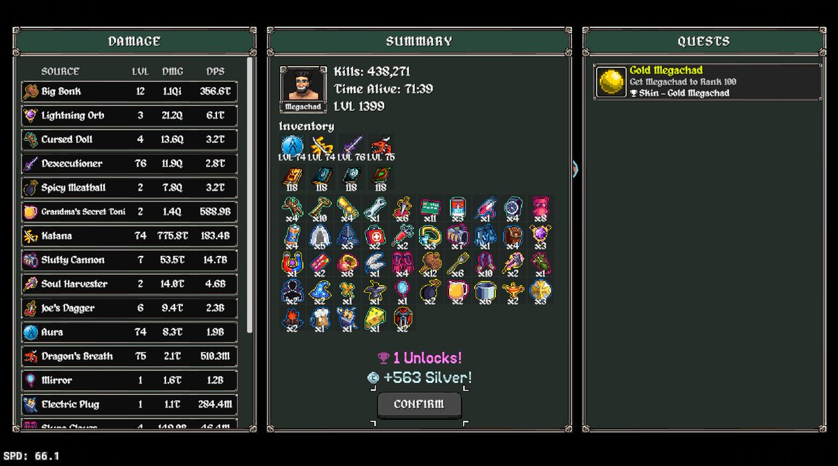 deadcel's tweet image. thank you the magnetic fields for my (best) megabonk run