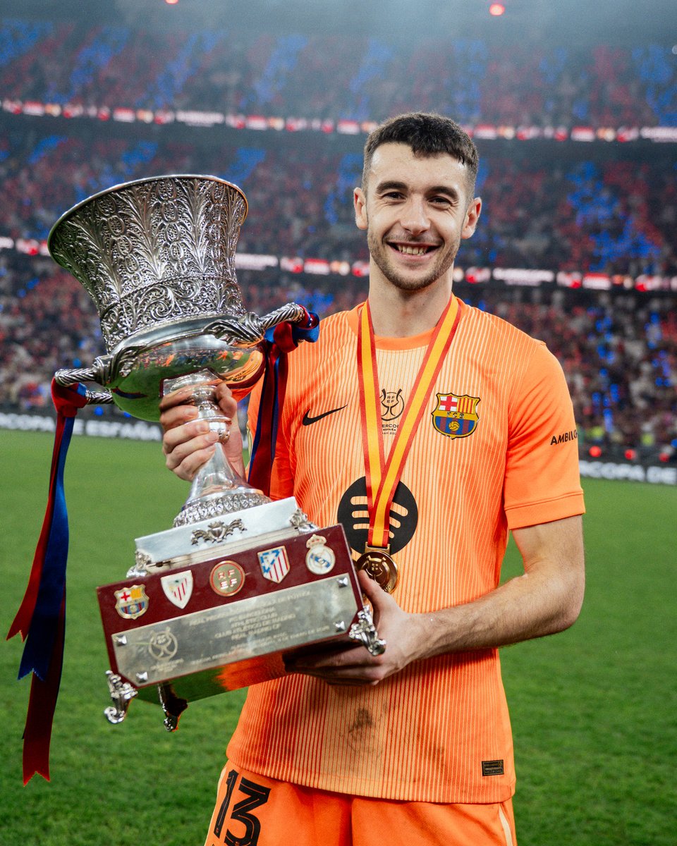 FCBarcelona's tweet image. First of many for Joan at Barça. 😍