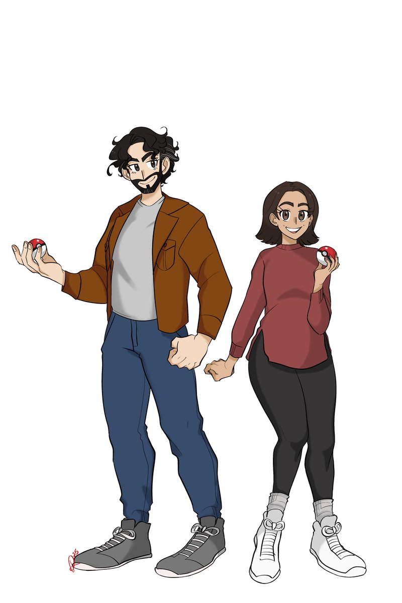 ganonlady's tweet photo. Something I always tell my boyfriend is that if I ever do commission work, it’s gonna be with people we know asking “you want me to draw you in an anime/game style?” Like those ads all over Facebook and instagram 😂 https://t.co/cMwvpBeD2g