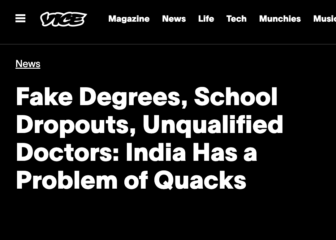 RedPillRabbit's tweet image. HOW MANY FAKE INDIAN DOCTORS ARE PRACTICING IN THE UNITED STATES?

"...a woman without any medical degree was arrested last week after a botched up caesarean procedure on a pregnant woman. The private hospital she worked at was sealed, and the pregnant woman just about survived…